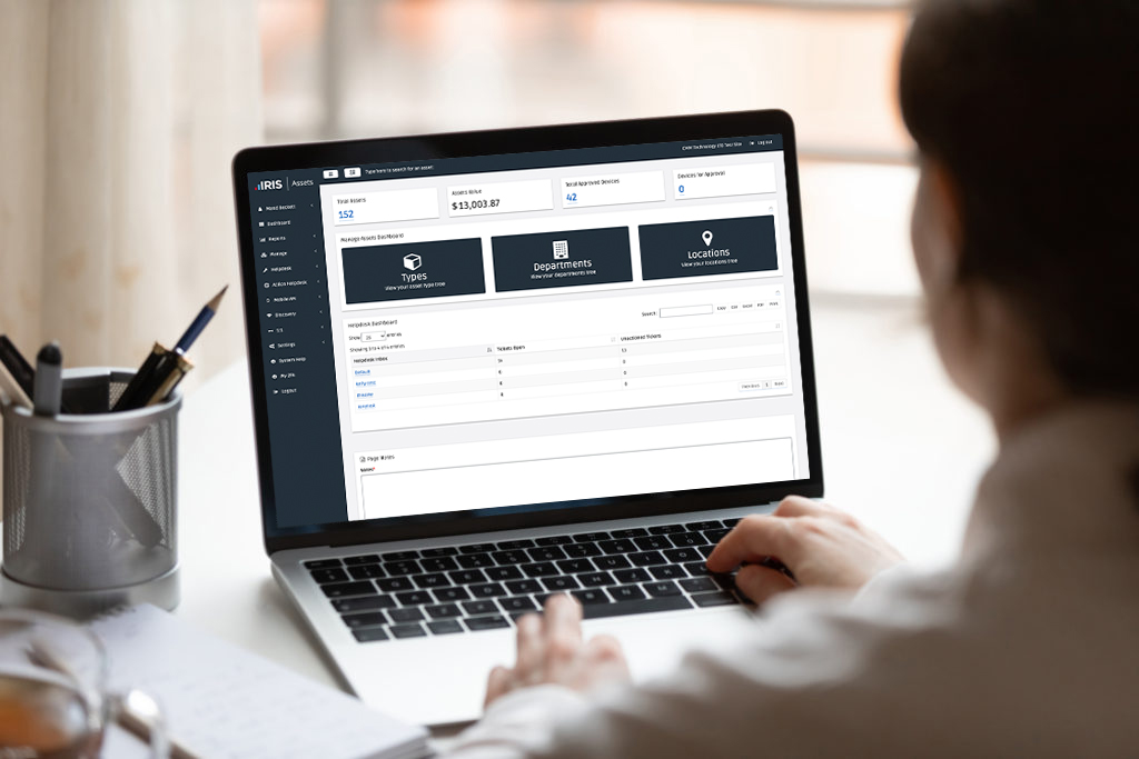 Assets Dashboard Laptop