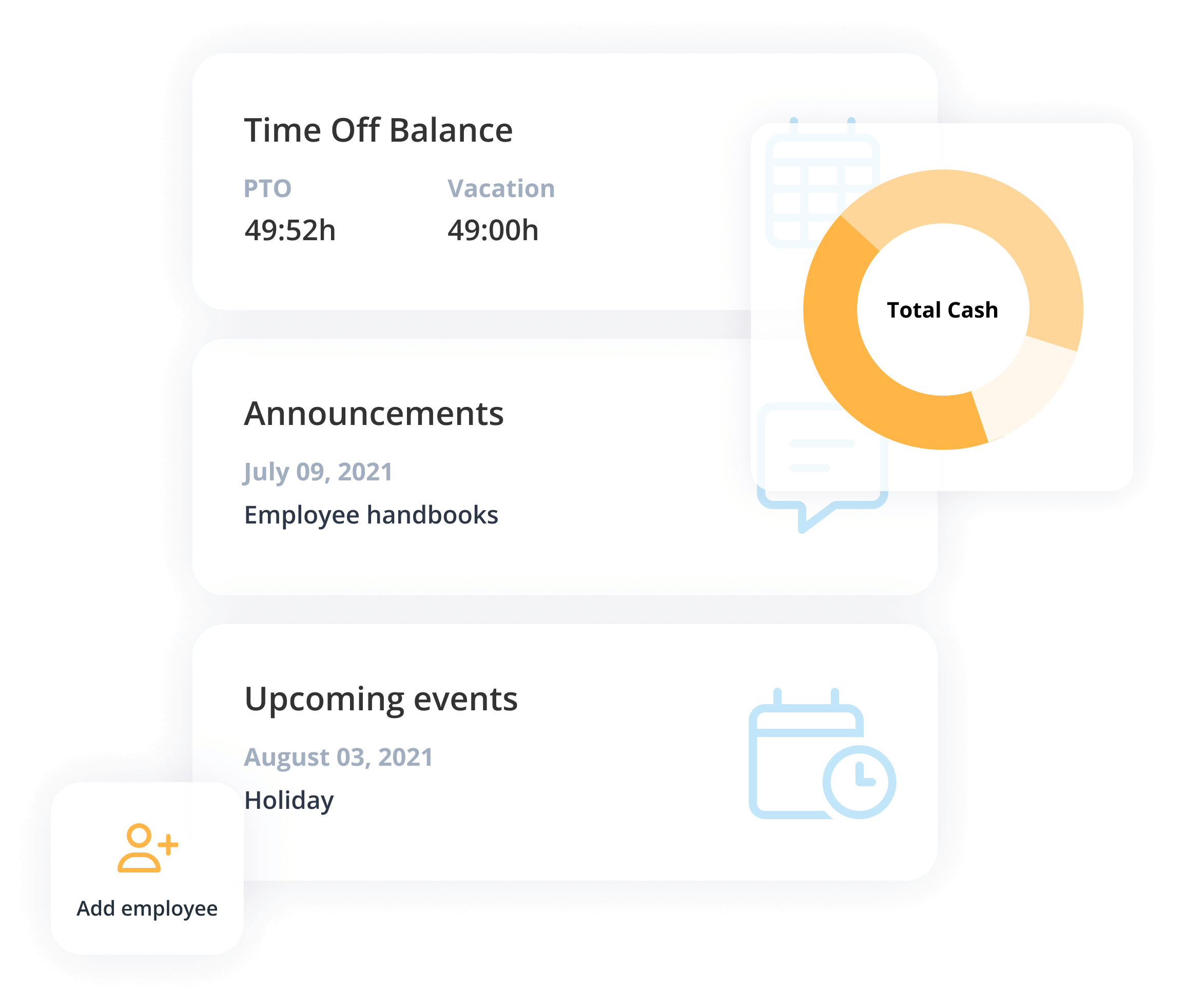 Software timeoff balance total cash v2