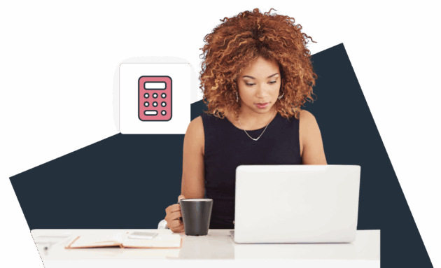 accountant calculator focus office