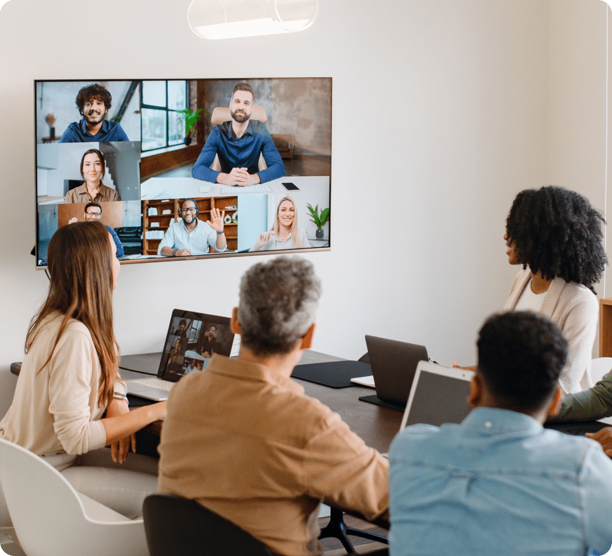 team remote conversation office